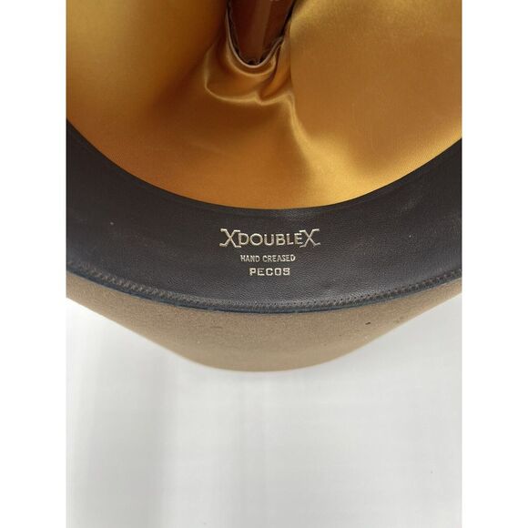 Vintage RESISTOL 2X Double X PECOS Cowboy Hat Brown Size 7 Review All Photos - Picture 9 of 16